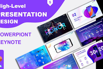 redesign your powerpoint presentation or create ppt template