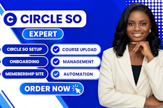 setup circle so community circle so online cousre circle so membersip site