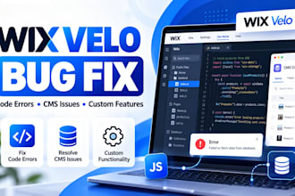 fix wix velo code errors, wix cms bugs and custom website issues