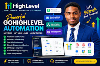 build gohighlevel workflows and ghl marketing automation