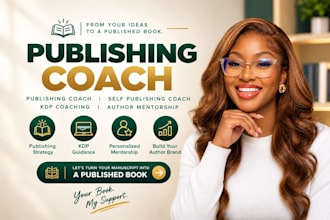publishing coach, self publishing coach, kdp coaching, author mentorship