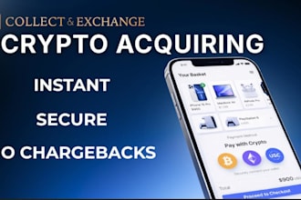 build secure payment processor, link to card payment, and crypto payment gateway