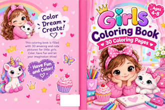 design a cute coloring book