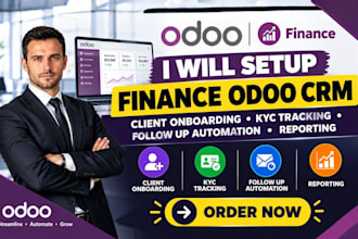 finance odoo CRM client onboarding kyc tracking follow up automation reporting