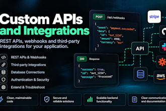 build custom apis and integrations