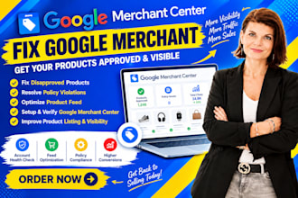 fix google merchant center, suspension and misrepresentation