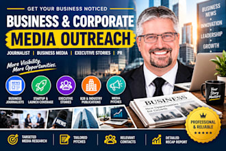 do business media outreach journalist contact radio podcast news press PR