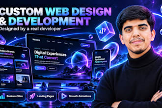 build a modern 3d animated website with interactive effects