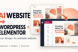 convert your ai website to wordpress with elementor