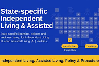 set up state specific independent living and assisted facility in the US
