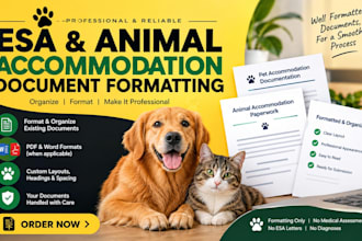 write esa letter  template organize animal support documentation