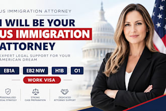 be your US immigration attorney for eb1a eb2 niw h1b o1 work visa
