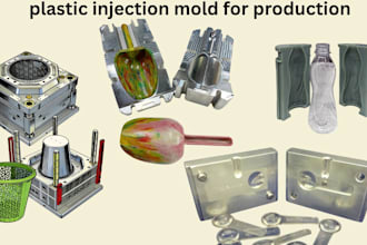 design precision plastic injection molds for manufacturing and production