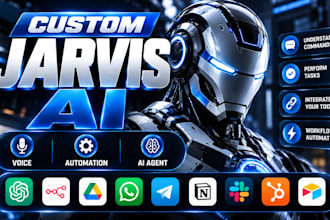 build jarvis ai assistant, ai voice agent, personal assistant and automation