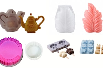 design 3d cad custom mold design chocolate mold for silicon casting