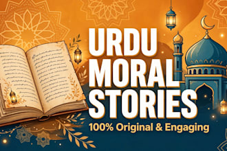 write engaging urdu moral stories and youtube scripts