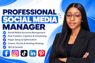 be your social media manager social media marketing manager