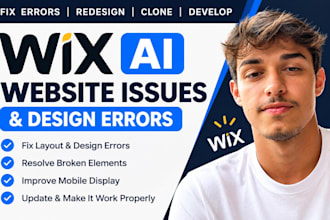 fix wix ai generated website issues and wix ai design errors