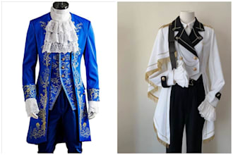 sew custom cosplay costume 3d cosplay costume folk wears fabric cosplay costume