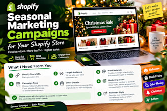 market your shopify store for halloween black friday and christmas sales