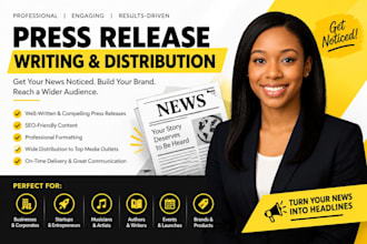 do press release writing and publish your press release to top premium sites