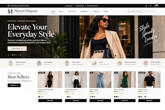 design shopify clothing boutique website fashion store ecommerce apparel website