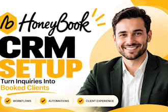 configure honeybook CRM workflows and automation