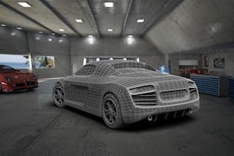 do 3d car model, rc body kit, car bumper, automotive car parts