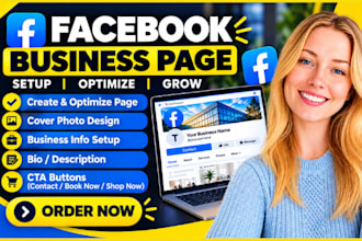 create and setup facebook business page