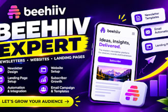 setup beehiiv newsletter beehiiv website beehive automation beehiiv landing page