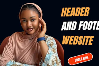 design header and footer