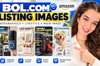 design bol com product listing image infographic lifestyle amazon product photos