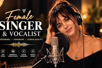 be your professional female singer and vocalist