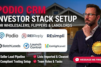 podio crm setup reireply resimpli batchleads launch control gohighlevel