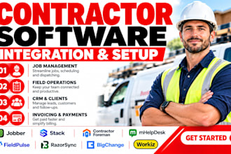jobber stack contractor foreman mhelpdesk fieldpulse razorsync bigchange workiz