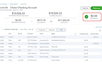do quickbooks online bank reconciliation and transaction categorization