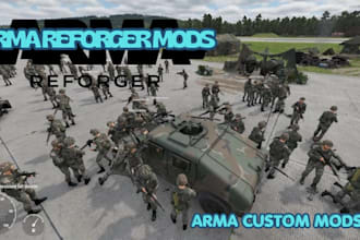create custom arma reforger map, terrain, scenario and game ready assets
