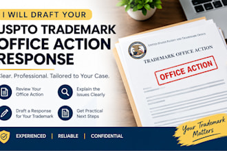 draft your uspto trademark office action response