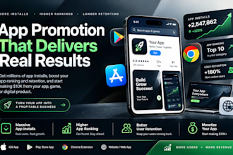 mobile app promotion gain android, ios app download via meta ads app promotion
