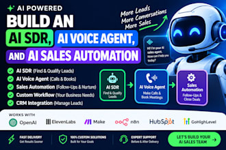 build an ai sdr, ai voice agent, and ai sales automation