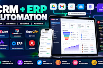 setup your suitecrm sugarcrm espocrm erp activepieces and ansible system