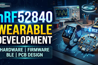 develop nrf52840 wearable device hardware and firmware