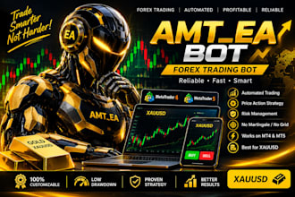 deliver forex trading bot, forex trading robot, mt4, mt5, xauusd, gold trading