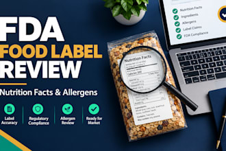 review your food and beverage label for fda compliance