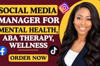 be your mental health, aba therapy and wellness social media manager