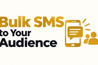 send bulk SMS text messages to your target audience