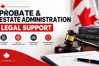 provide probate law for estate administration and inheritance legal consultation