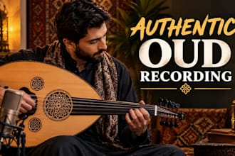 record authentic middle eastern oud tracks for your song