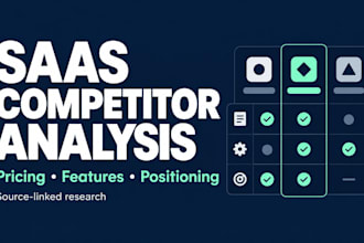 do saas competitor analysis with pricing and feature research