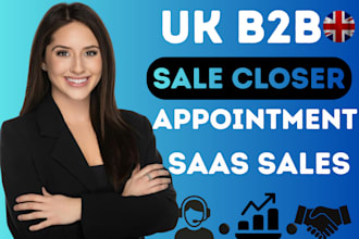 uk saas sales b2b cold calling appointment setting sales closer